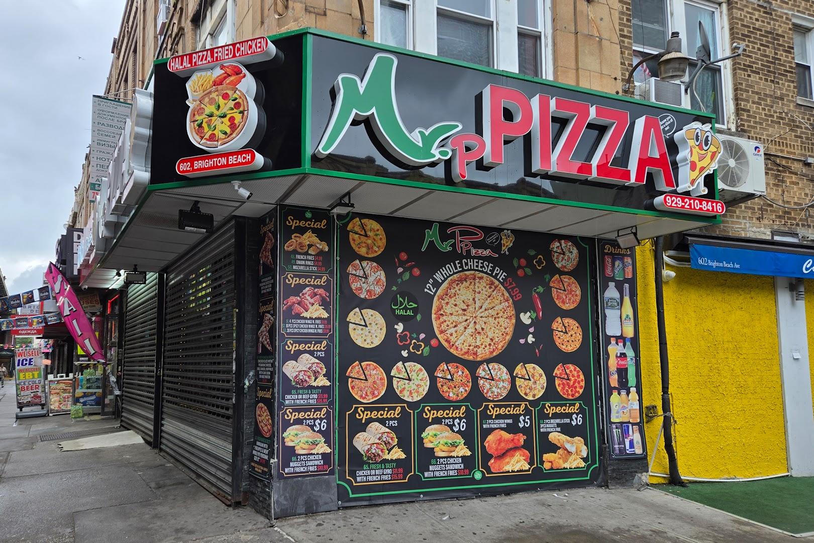Mr. pPIZZA Menu